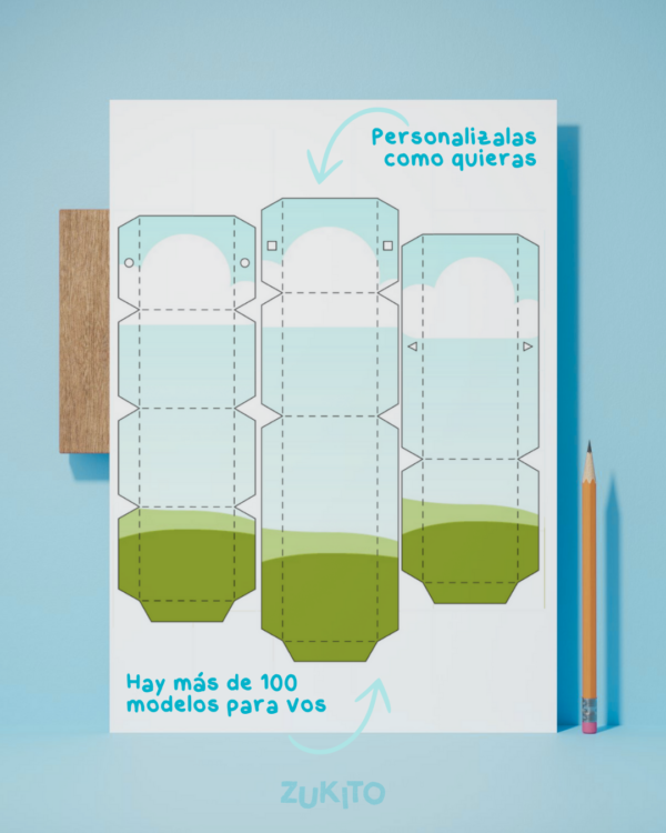 Letras 3D editables en Canva - 60 piezas - Image 4
