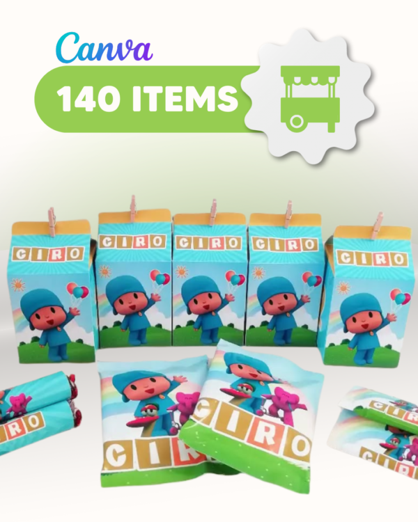 Pack Papelería para Eventos - 140 piezas