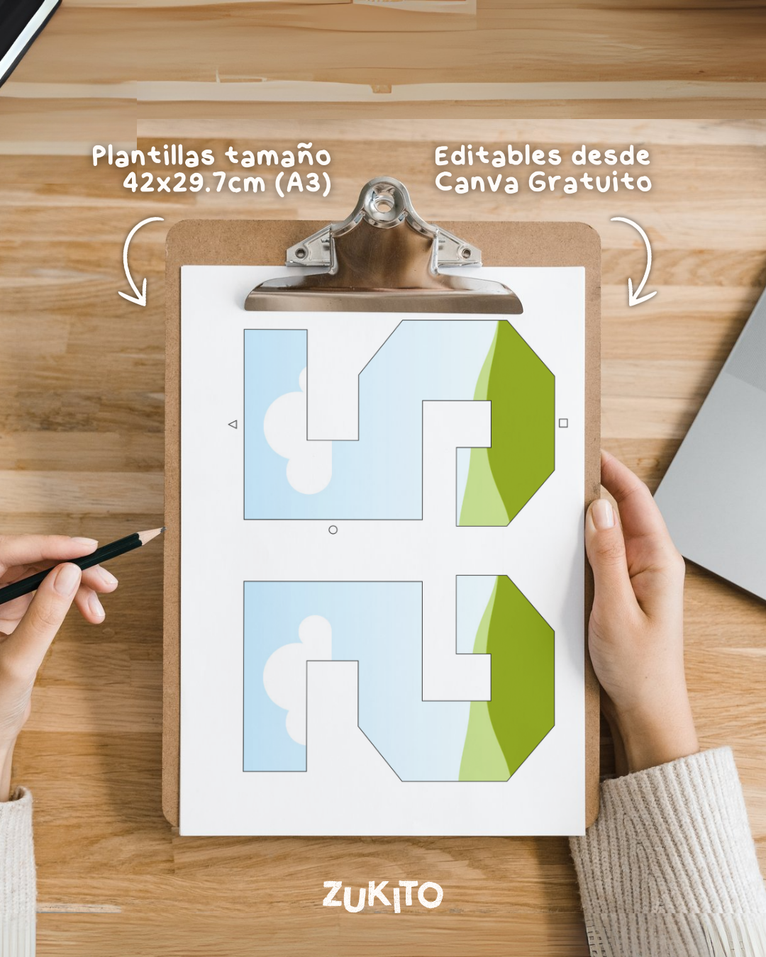 Números 3D editables en Canva - 10 piezas - Image 3