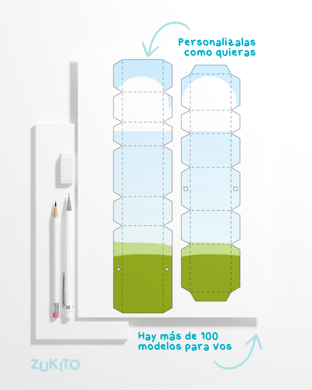 Números 3D editables en Canva - 10 piezas - Image 4